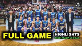 Saudi Arabia vs Gilas Pilipinas | FULL GAME HIGHLIGHTS 2022