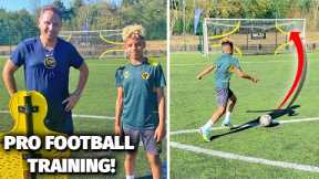 PRE SEASON FOOTBALL TRAINING! | TRAIN LIKE A PRO!!