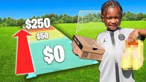 Land The Football On RED, I'll Buy You Football Boots Challenge vs Tekkerz Kid Jr