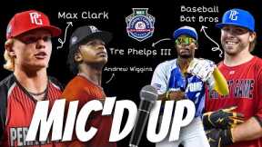 🎙MIC'D UP ft. MAX CLARK, BASEBALL BAT BROS, TRE PHELPS, & ANDREW WIGGINS [PG ALL-AMERICAN CLASSIC]