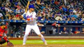Pete Alonso Slow Motion Baseball Swing Home Run Hitting Mechanics Axe Bat