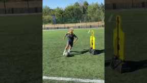 THIS FOOTBALL GOAL WAS COLD! #shorts