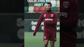 OUCH THIS MUST HURT 😱😱 #football #soccer #trending #viral #shorts #best #youtube #futbol #top