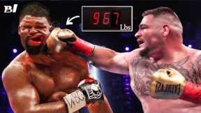 The Destructive Power of Punches Hundreds of Pounds On Boxing Ring. Boxing Tonight