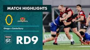 Bunnings NPC 2022 | Round 9 Highlights | Otago v Canterbury