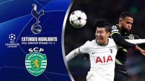 Tottenham vs. Sporting CP: Extended Highlights | UCL Group Stage MD 5 | CBS Sports Golazo