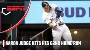 Aaron Judge hits his 62nd home run, passes Roger Maris for most homers in AL history (via Yankees)