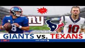 Giants vs. Texans Streaming Scoreboard, Play-By-Play, Highlights, Stats & Updates | NFL Week 10
