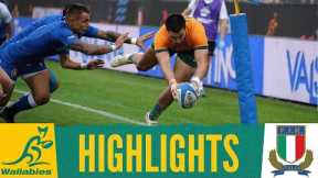 HIGHLIGHTS | Italy vs Wallabies | 2022 Spring Tour