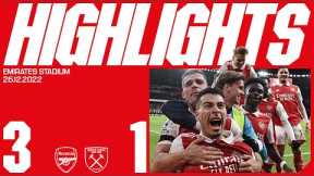 HIGHLIGHTS | Arsenal vs West Ham (3-1) | Saka, Martinelli and Nketiah