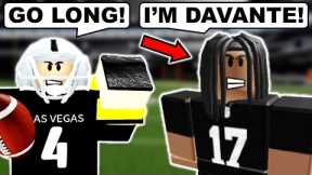 Fake DAVANTE ADAMS Prank in ROBLOX Football Fusion 2!