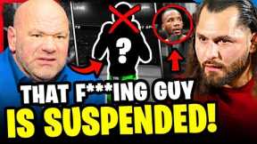 BREAKING! Dana White SUSPENDS UFC fighter, Conor McGregor TRASH TALK, Jorge Masvidal vs Leon Edwards