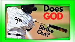God Playing Baseball...He's at Bat. Homerun?