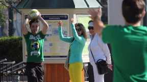 TWIN DÉJÀ-VU FOOTBALL PASS PRANK!