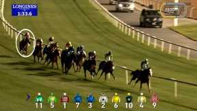 WOW! Keep your eye on the horse in last 👀 Al Nayyir produces an INSANE turn of foot at Meydan! 🚀