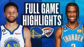 WARRIORS at THUNDER | FULL GAME HIGHLIGHTS | January 30, 2023