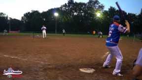 Longest Backward Trick Shot Home Run (a few feet foul)