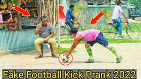 Fake Football Kick Prank !! Football Scary Prank - Gone Wrong Reaction |Razu prank