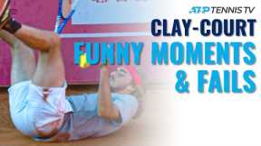 Funny Tennis Clay-Court Moments & Fails 😂