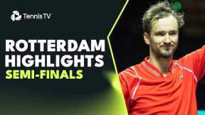 Medvedev Faces Dimitrov & Sinner Locks Horns With Griekspoor | Rotterdam 2023 Highlights Semi-Finals