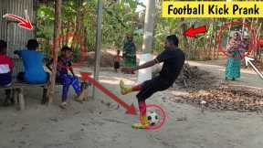 Fake Football kick prank !! Football Scary Prank - Gone Wrong Reaction | Prank Box TV ( Part 2 )