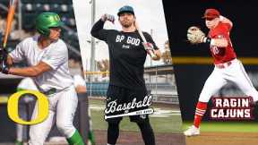 1v1v1 HITTRAX BASEBALL | Bat Bro Will vs. JT (Louisiana) vs. Dominic Hellman (Oregon)