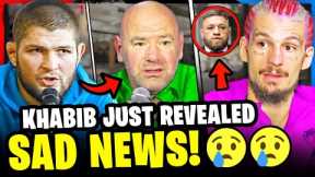 BREAKING! Khabib REVEALS SAD NEWS, UFC fight card LEAKED, Sean O'Malley on Israel Adesanya