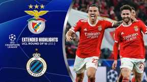 Benfica vs. Club Brugge: Extended Highlights | UCL Round of 16 - Leg 2 | CBS Sports Golazo