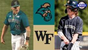 Coastal Carolina vs #5 Wake Forest Highlights (Crazy Game!) | 2023 College Baseball Highlights