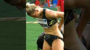 Funny Fails 🤣 Women's Athletics #sports #shorts