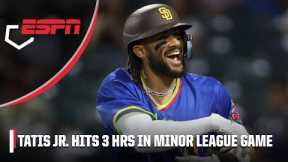 Fernando Tatis Jr. hits 3 home runs in minor league game | MLB on ESPN