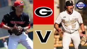 Georgia vs #4 Vanderbilt Highlights (Game 2, Crazy Game!) | 2023 College Baseball Highlights