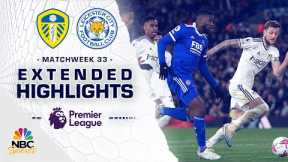 Leeds United v. Leicester City | PREMIER LEAGUE HIGHLIGHTS | 4/25/2023 | NBC Sports