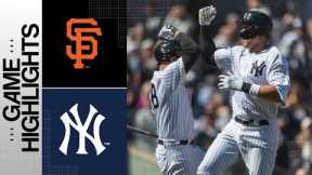 Giants vs. Yankees Game Highlights (4/2/23) | MLB Highlights