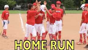 FIRST HOME RUN at TOURNAMENT BASEBALL GAME! ⚾️