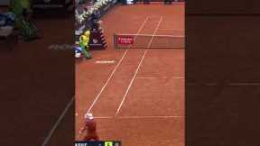 34 Shots In An INCREDIBLE Rune & Djokovic Rally