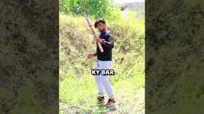 I LEARNED 4 AMAZING BASEBALL BAT TRICK #shorts