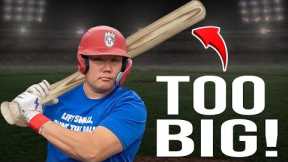 Swinging Babe Ruth's Bat In A Real Game!