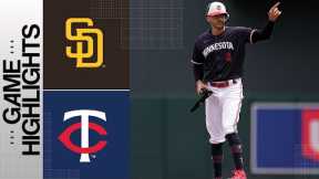Padres vs. Twins Game Highlights (5/11/23) | MLB Highlights