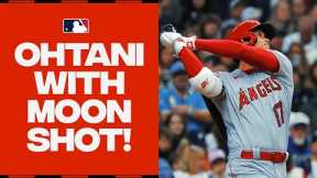 Shohei Ohtani with a TOWERING home run to center! His 7th homer of the year!
