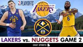 L.A. Lakers vs Nuggets Game 2 Live Streaming Scoreboard, Play-By-Play, Highlights, 2023 NBA Playoffs