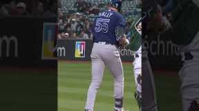 This bat didn't stand a chance!! Brooks Raley DESTROYS HIS BAT after his at-bat! 😳