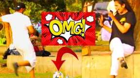 Fake Football Kick Prank (Hilarious Reactions)