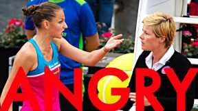 Top 10 WTA Tennis Meltdowns (ANGRY)