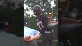 We Let a RANDOM Baseball Player DESIGN His Own CUSTOM BAT! #shorts #baseball