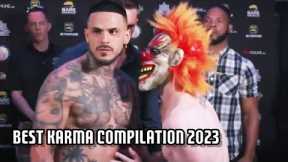 INSTANT KARMA in MMA COMPILATION / & Boxing - Satisfying Moments [HD] 2023
