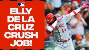 ELLY DE LA CRUZ MISSILE!! 456 foot BOMB from Elly in big game!