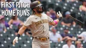 Home Runs on the First Pitch of the Game || MLB 2023