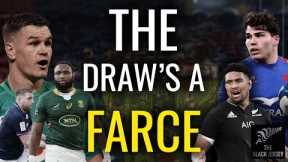 JOKE OF A DRAW. The 2023 Rugby World Cup pools should have been this instead...