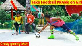 Crazy Football Kick PRANK On cute Girl | Try to not large challenge | so Funny prank videos...